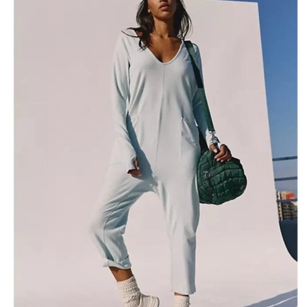 Free People Movement Onesie ~ Artic Snow ~ Size Small - Picture 12 of 13